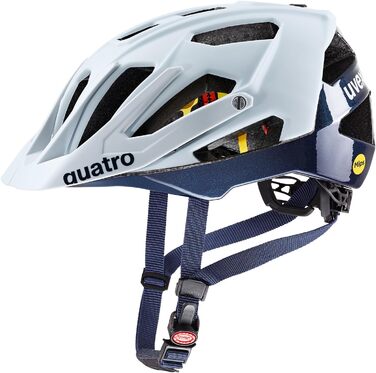Велосипедний шолом uvex Quatro cc MIPS для MTB, з системою MIPS, знімна прана підкладка, унісекс