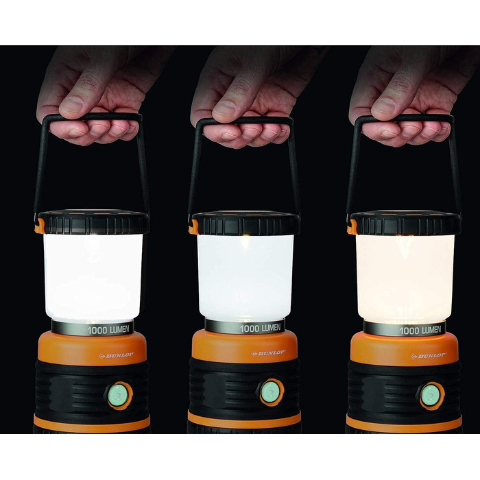Ліхтар намету Dunlop Outdoor Camping LED 1000 люмен, 4 режими, регулювання яскравості, ударостійкий, вологозахист IP44, 46 SMD, без індикатора Standby (Помаранчевий)