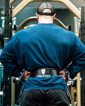 Шкіряний пояс для важкої атлетики Urban Lifters, бодібілдинг, пауерліфтинг