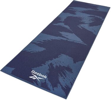 Йога-мат Reebok темно-синій 173x61x0,4 см, килимок для йоги, фітнесу