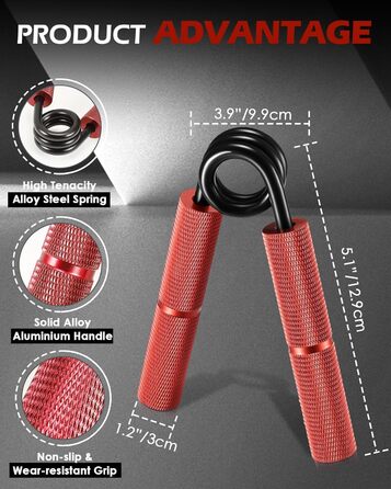 Набір для тренування сили рук Handtrainer - 6 штук (23-91 кг) для розвитку м'язів та реабілітації