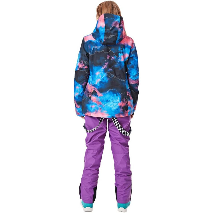 Комплект зимового одягу HOTIAN Daen: водонепроникний, вітронепроникний, для катання на лижах, сноуборді та активного відпочинку (XL, синій)