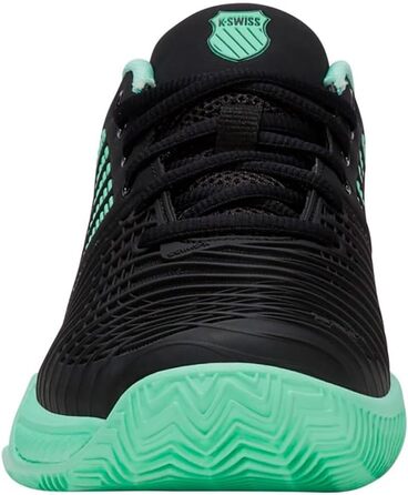 Жіноче тенісне взуття K-Swiss Express Light 3 Clay - чорний, неон м'ята, неон пастельний рожевий (40 EU)