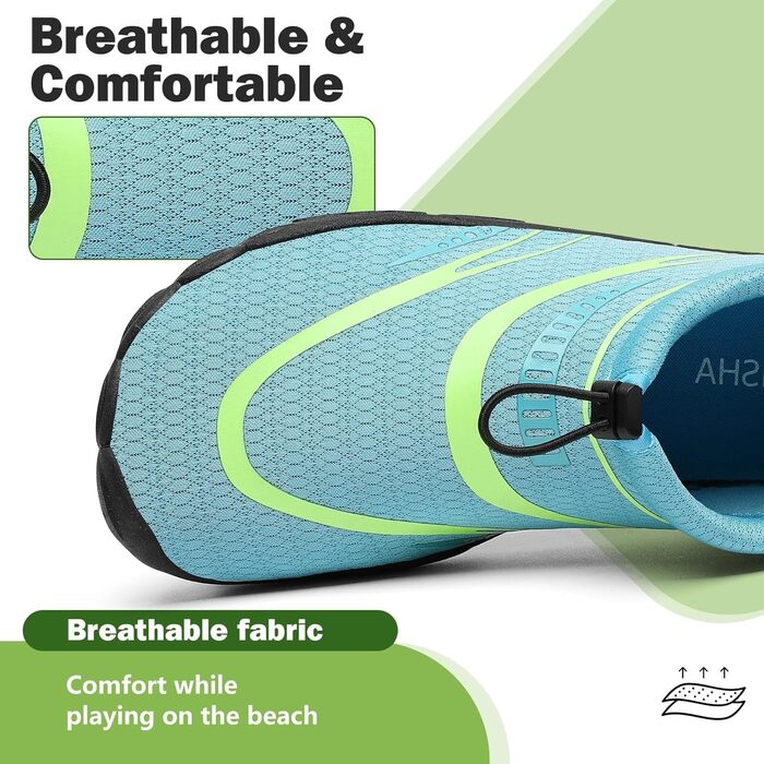 Шкарпетки-сланці Mishansha: дихаючі, антиковзні, з товстою підошвою, розмір 36-46, колір блакитний