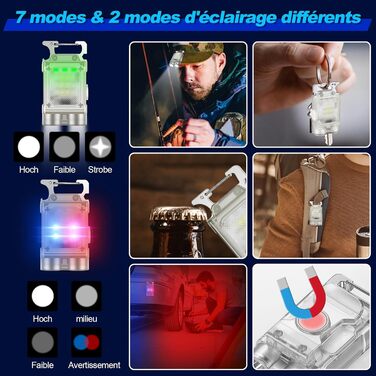 Ліхтарик LED перезарядний, 500000 люмен, тактичний, потужний, USB-C, для кемпінгу, з регулюванням зуму