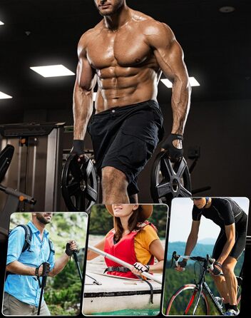 Фітнес рукавички COFIT: дихаючі, з підтримкою зап'ястя, для тренувань, важкої атлетики, силових навантажень, бодібілдингу, чорний, розмір S