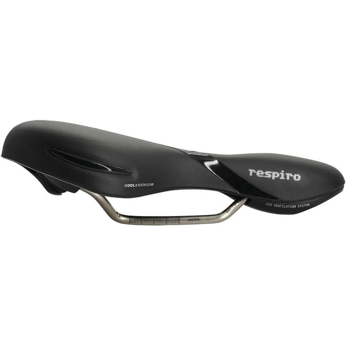 Велосипедне сідло Selle Royal Respiro Soft Athletic чорне 25,6 x 22,7 см