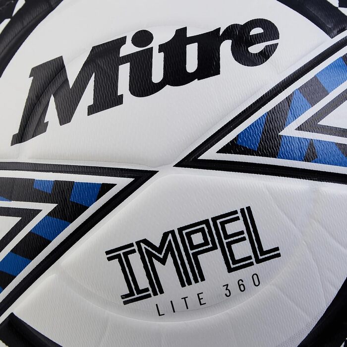 М'яч футбольний Mitre Impel Lite 360 – легкий, міцний, білий, розмір 5