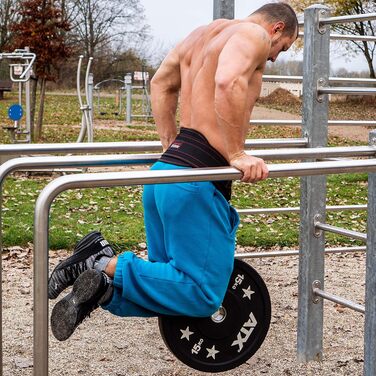 Пояс для підтягувань і силових вправ Raigeki Fitness з металевим ланцюгом 106 см, для бодібілдингу, кросфіту, турніка, чоловіків і жінок (+ тренувальні плани)