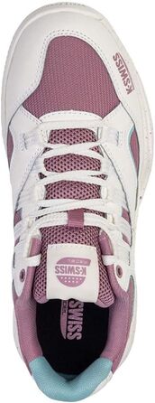 Жіноче кросівки K-Swiss Tura Team для падел-тенісу, 41 EU, білий, лілак, пастельно-бірюзовий