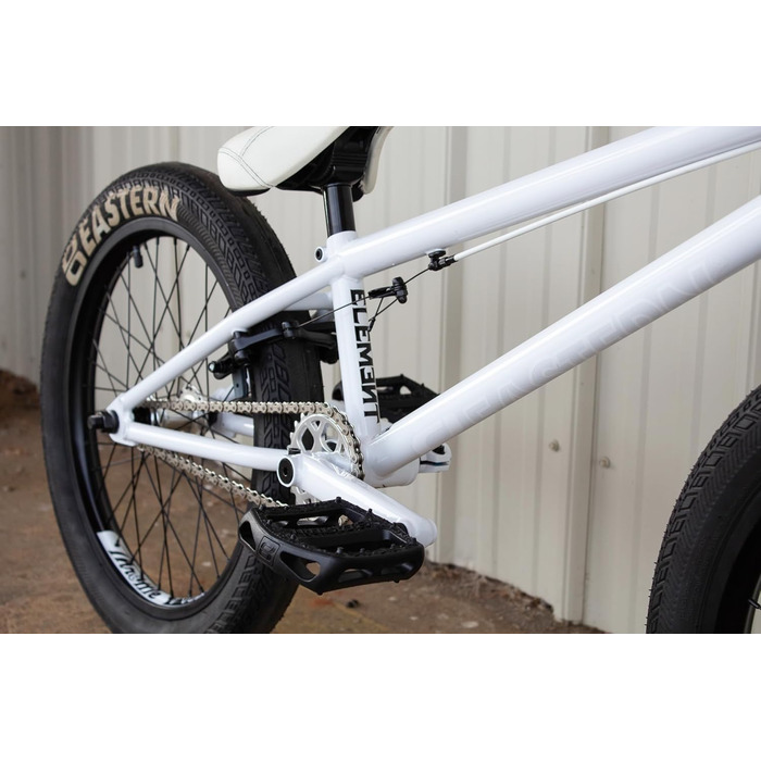 BMX велосипед Eastern Bikes Element 20'', повністю хромолібденова рама та вилка, білий колір