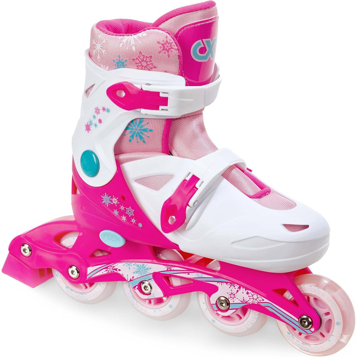 Дитячі ролики Inliner з LED підсвіткою, регульовані (Missy) 35-38 (21см-23,5см)