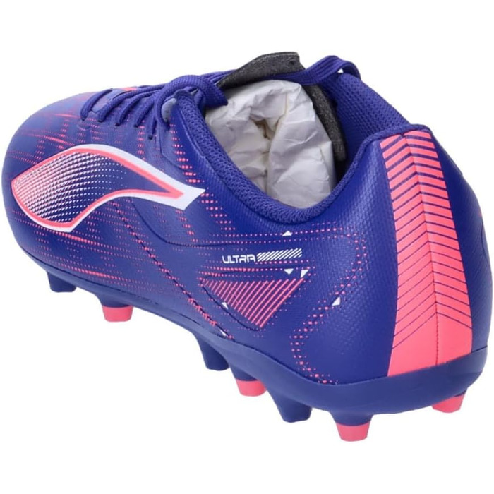 Кросівки футбольні PUMA Ultra 5 Play Mg для гри на твердих поверхнях, 43 EU, Lapis Lazuli/Puma White/Sunset Glow