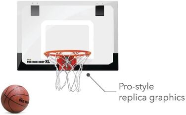 Баскетбольний кошик SKLZ Pro Mini Hoop XL для приміщень з м'ячем