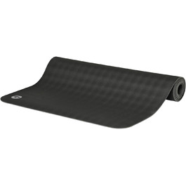 Йога-мат Bodhi ECO PRO 185x60x0,4 см, 100% натуральний каучук, екологічний, антиковзкий, професійний, для йоги та пілатесу, сланцево-сірий
