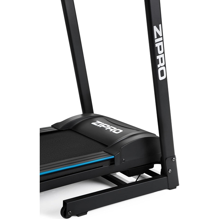 Бігова доріжка Zipro Tekno з нахилом, домашній тренажер до 14 км/год, складаний, потужність 1.5-2.5 к.с., LCD-дисплей, тримач, 12+3 програм, вага до 120 кг