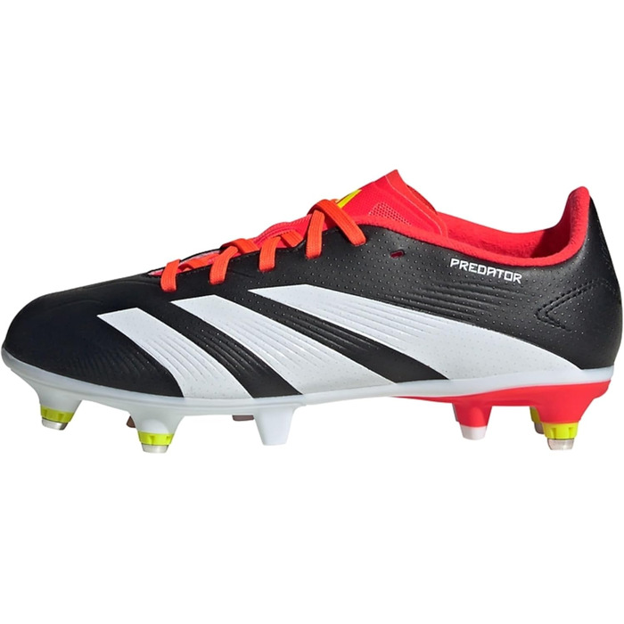 Кросівки для футболу Adidas Predator 24 League Soft Ground (33 EU) - Чорний, Білий, Червоний