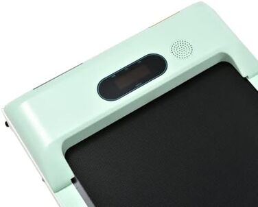 Бігова доріжка SogesHome 2 в 1 для дому, Walking Pad, фітнес-тренажер із пультом, 1-6 км/год, LED-дисплей, Bluetooth-динамік, зелена