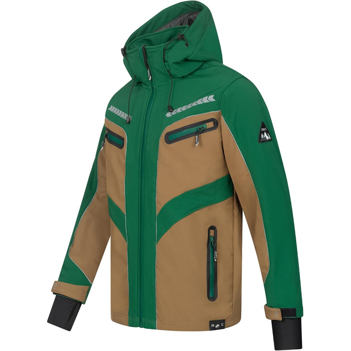 Чоловіча куртка-софтшелл Rock Creek Outdoor H-314, світло-коричнева, розмір S