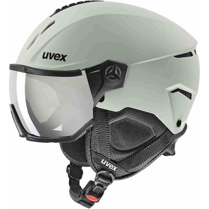 Шолом гірськолижний uvex instinct visor з візором - для жінок та чоловіків - регульований розмір Oxid Green Matt 53-56 см