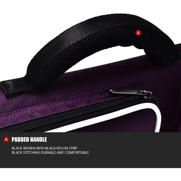 Більярдний кий Collapsar 2x4 Hart з чохлом, фіолетовий нейлон