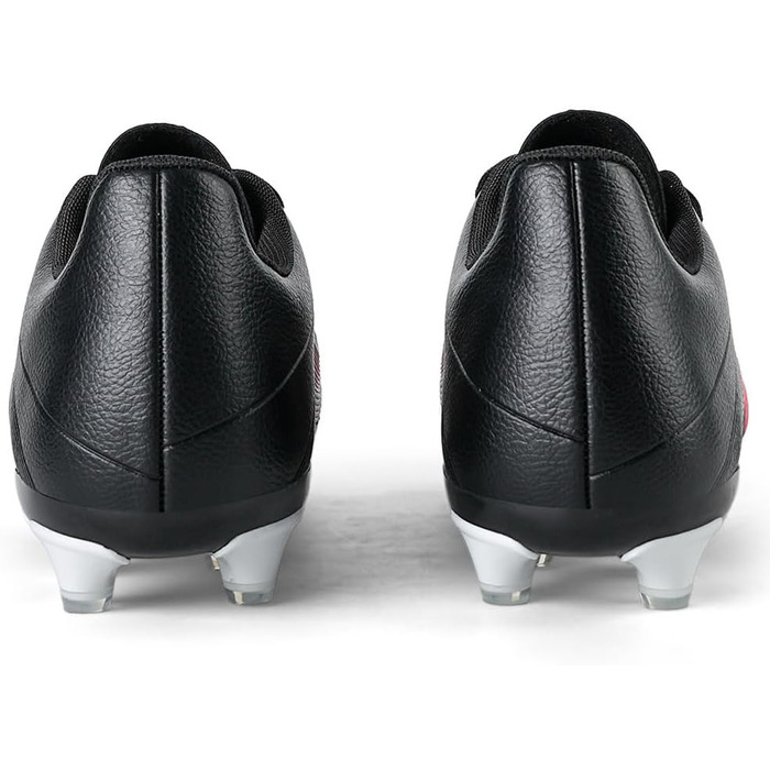 Футбольні черевики для чоловіків та хлопців, чорно-червоні, з шипами для штучного покриття, для тренувань та змагань