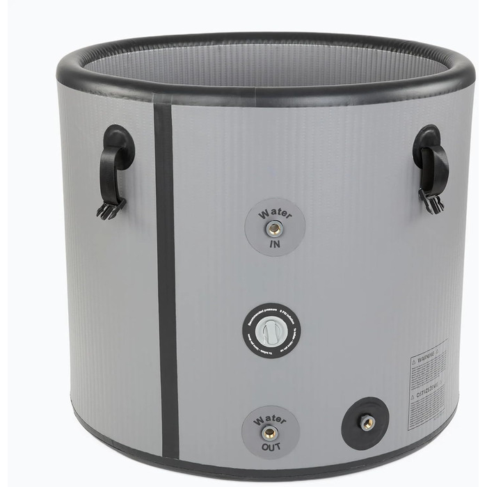 Аквастік BrrFree – Ванна для криотерапії 382л – Криованна для холодної терапії та відновлення – Міцна конструкція Drop-Stitch – Для саду та тераси