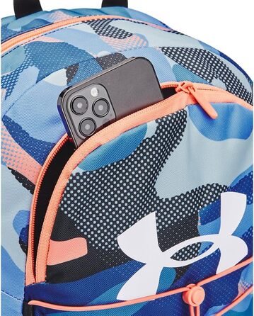 Рюкзак Under Armour Hustle Sport унісекс, водостійкий спортивний рюкзак із відділенням для ноутбука, чорний/білий, універсальний розмір