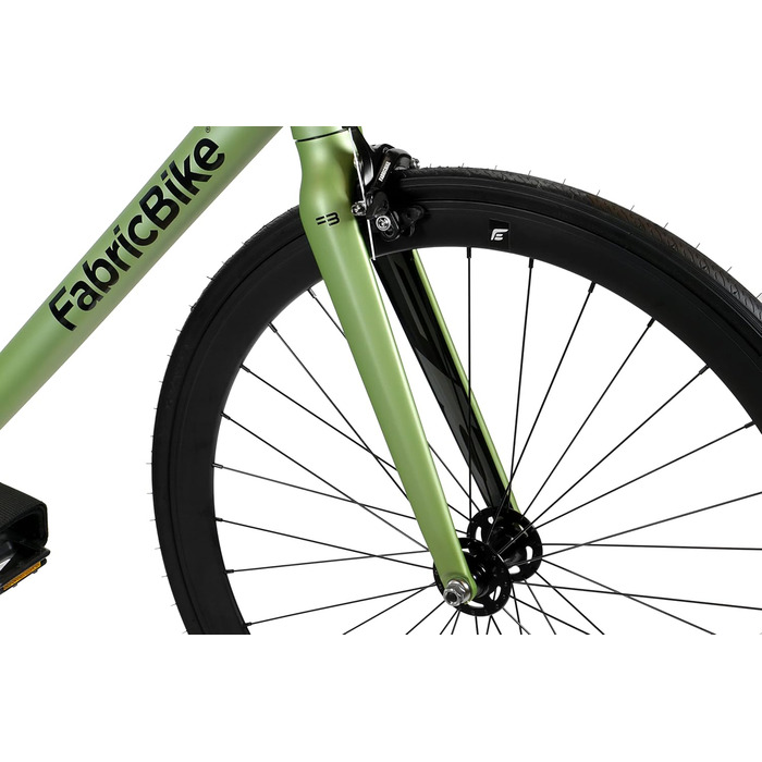 Велосипед FabricBike Light Fixie, алюмінієва рама, синглспід, 28'', зелений Cayman, розмір M (54 см), 9.45 кг