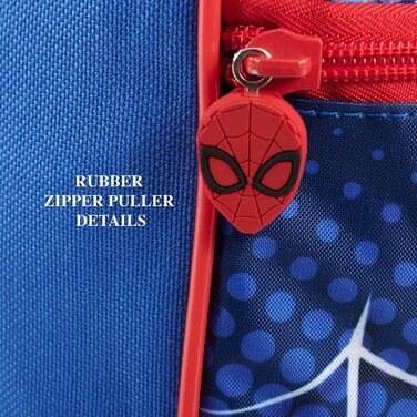 Дитяча спортивна сумка PERLETTI Spider-Man для хлопчиків, водонепроникна, Marvel, синя, для дитячого садка, плавання та подорожей, 35x22x15 см, 3-6 років