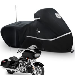 Водонепроникний чохол для мотоцикла Touring (Harley Davidson Road King, Road Glide, Street Glide, Electra Glide, Heritage Classic, Low Rider-ST, Indian, Honda, BMW, Ducati, Suzuki, Kawasaki, KTM), чорний