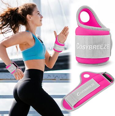 Вантажні манжети Cosybreeze для рук і зап'ясть, 1–3 кг, 1 пара, для жінок і чоловіків, фітнесу, бігу, тренувань