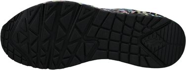 Кросівки жіночі Skechers UNO-Bright Air (36.5 EU) чорно-фіолетово-бірюзові Durabuck/Mesh