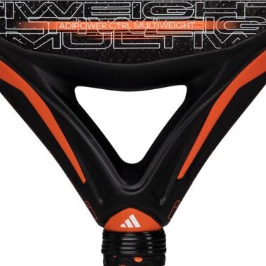 Падельна ракетка adidas Adipower Multiweight Ctrl 3.3, чорна-оранжева, без струн