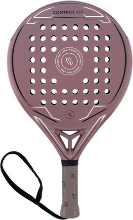 Падель ракетка LUXTRI Control 1800 II з вуглецевого волокна/EVA, чорна-біла, для початківців, досвідчених і професіоналів