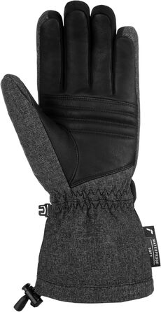 Універсальні чоловічі рукавички Reusch Conan R-Tex XT, сірі-чорні, розмір 7, для зимових видів спорту