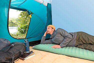 Самонадувний килимок для сну Bestway ComforTrek 183x63.5x7.6 см, односпальний, туристичний
