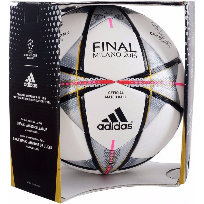 Футбольний м'яч adidas Performance Final Milano, офіційний, Ліга Чемпіонів УЄФА