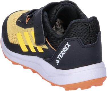 Дитячі кросівки adidas Terrex Agravic Flow для трейлраннінгу, унісекс, на липучці (28 1/2 EU, Semi Spark Spark Amber Tint)