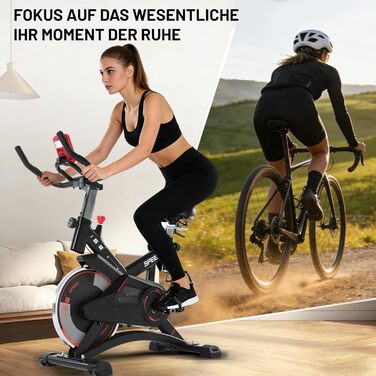 Велотренажер ISE з регулюванням навантаження та LCD-монітором, Indoor Bike для дому