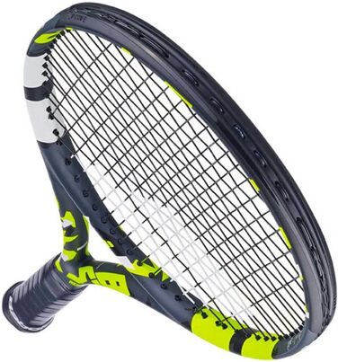 Тенісна ракетка Babolat Evo Aero для дорослих - сила та комфорт. Аеродинамічний фрейм Alpha Spin з технологіями Evo 4 Feel & Woofer. Ручка Syntec Evo Grip 1-3 сіра/жовта