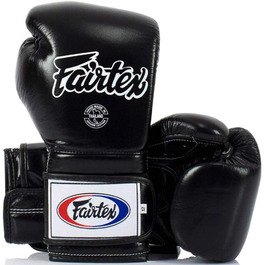 Боксерські рукавички Fairtex BGV9 мексиканського стилю, чорні, 14 унцій