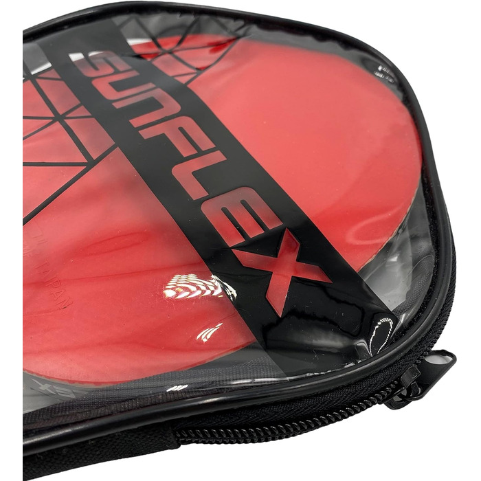 Sunflex Color COMP B35 ракетка для настільного тенісу, ITTF, для хобі та тренувань, синя накладка, для досвідчених гравців, конкавна ручка
