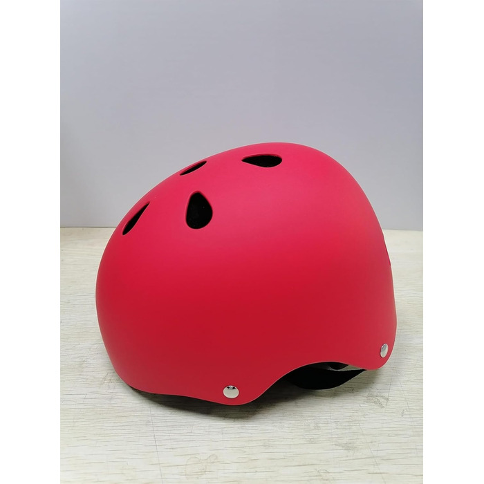 Дитячий шолом KAMUGO для ролерів та велосипеда, 2-8 років, з захистом колін, ліктів та зап'ясть (червоний)