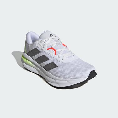 Кросівки для бігу Adidas Galaxy 7, білий/металік/лимонний, 44 EU