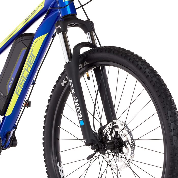 Електровелосипед FISCHER Montis/Terra 2.1 Junior, 38 см, для жінок і чоловіків, гірський, задній мотор 45 Нм, акумулятор 48 В