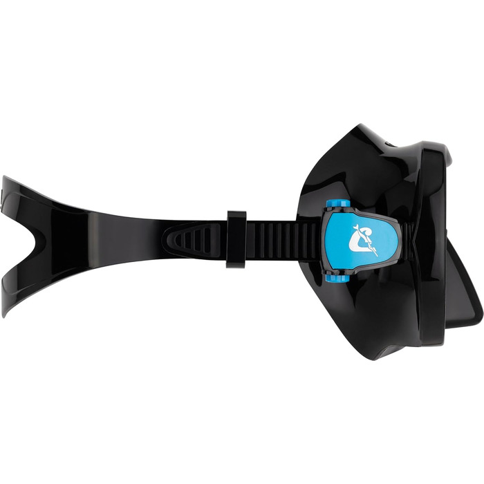 Маска та трубка Cressi x Steve Aoki HiroQuest Limited Edition - F-Dual, Supernova Dry, чорний/бірюзовий, Spectra лінзи