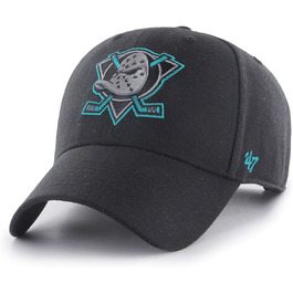 Кепка MLB Anaheim Ducks чорна, бейсболка Snapback, оригінальна, для шанувальників хокею