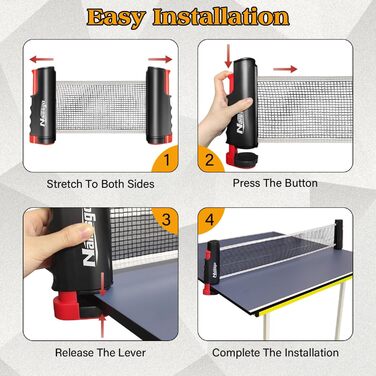 Набір для настільного тенісу Profi: 2 ракетки, сітка, 8 м'ячів, сумка. Підходить для гри в приміщенні та на вулиці. Чорний колір