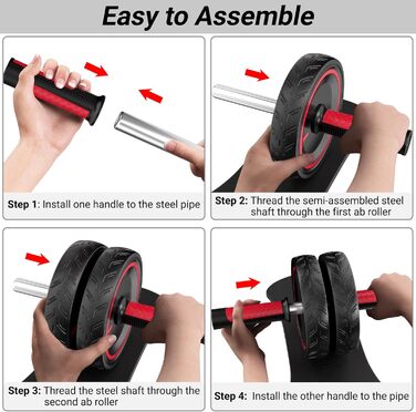Тренування пресу READAEER з наколінниками, для дому, фітнес-обладнання